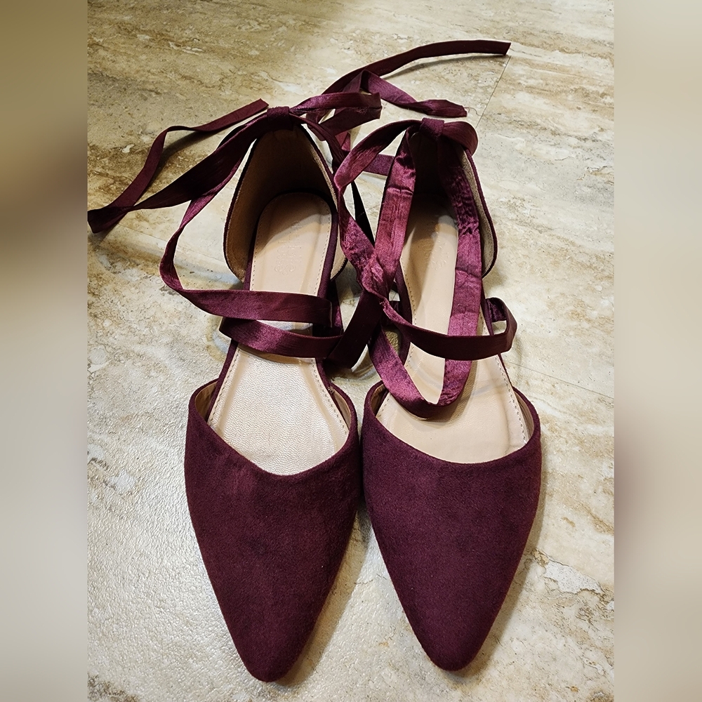 New Charlotte Russe Lace Up Flats